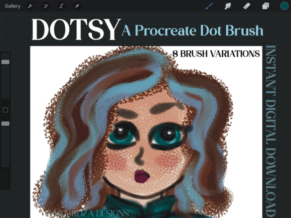 Dotsy Procreate Brush for Dot Art: A Versatile Asset for Digital Creatives