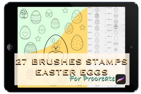 Elevate Your Easter Designs with Procreate Stamp Brushes