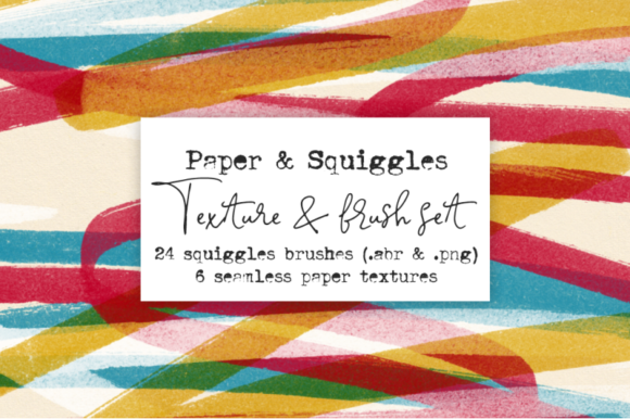 Markers & Paper Brush & Texture Pack: Authentic Handmade Style