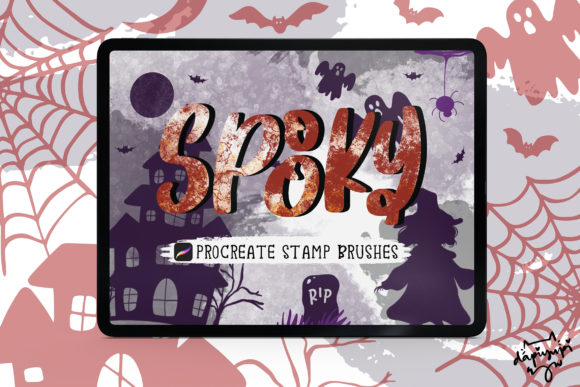 Spooky & Efficient: 70 Halloween Procreate Stamp Brushes for Creators