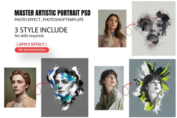 Transform Photos into Art: The Master Artistic Portrait Bundle