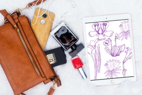 Transform Your Art with 15 Beautiful Flowers Brush Stamps V 11