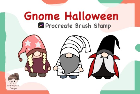 Whimsical Holiday Design with Gnome Halloween Stamps